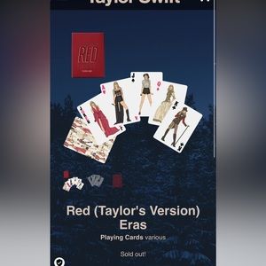 Taylor Swift Play Cards Official Merch